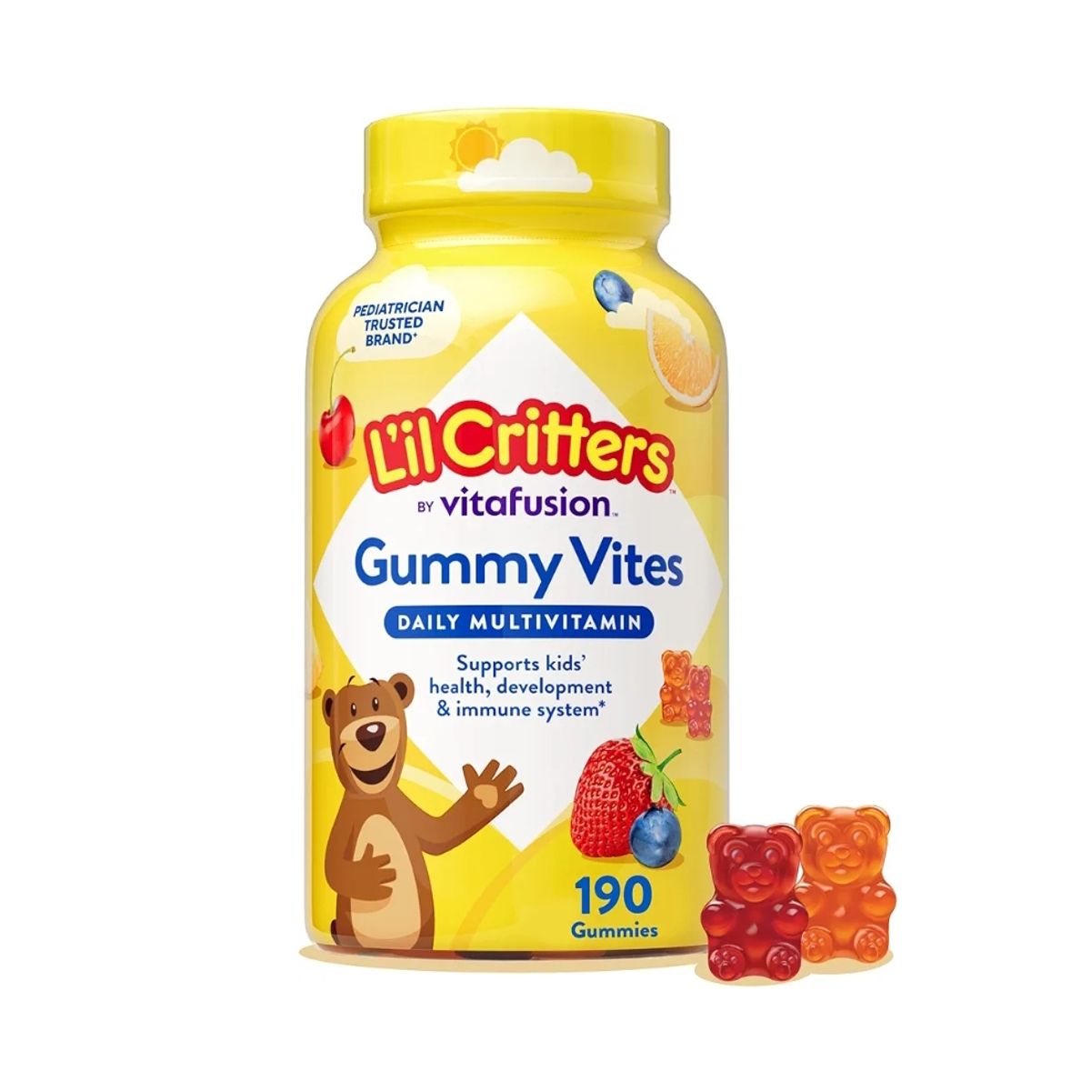 LIL CRITTERS - Lil Critters Gomitas Multivitamínico Completo para niños 190 uds