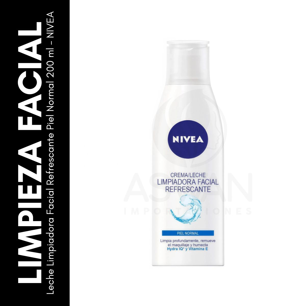 GENERICO - Leche Limpiadora Facial Refrescante Piel Normal 200 ml  NIVEA