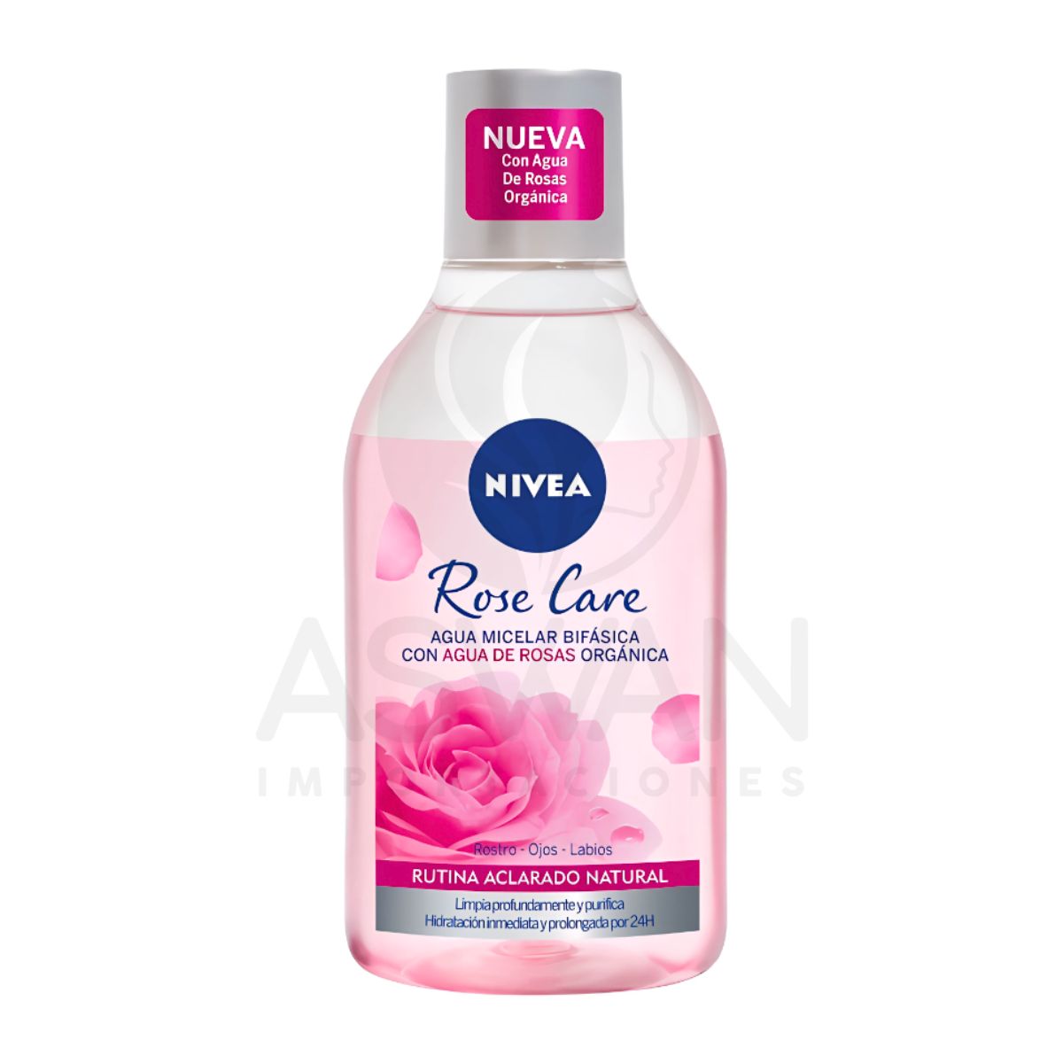 GENERICO - Agua Micelar Rose Care con Agua de Rosas 400 ml  NIVEA