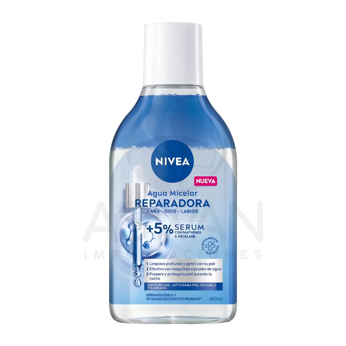 GENERICO - Agua Micelar Reparadora con Sérum 400 ml  NIVEA