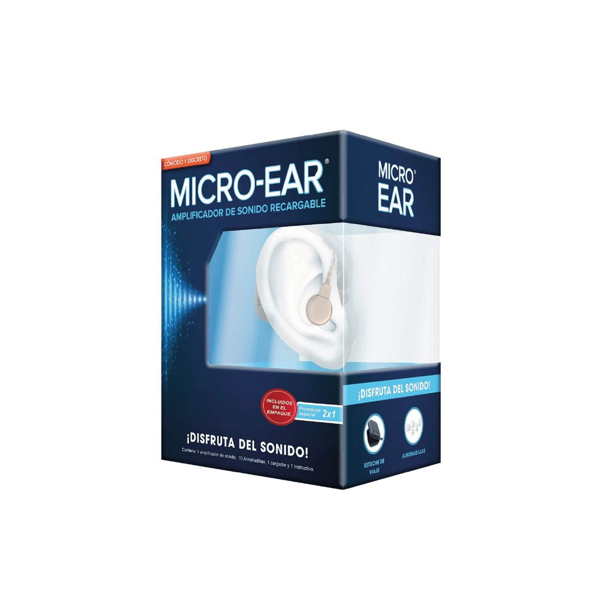 QUALITY PRODUCTS - Amplificador de Sonido para Oídos Micro Ear