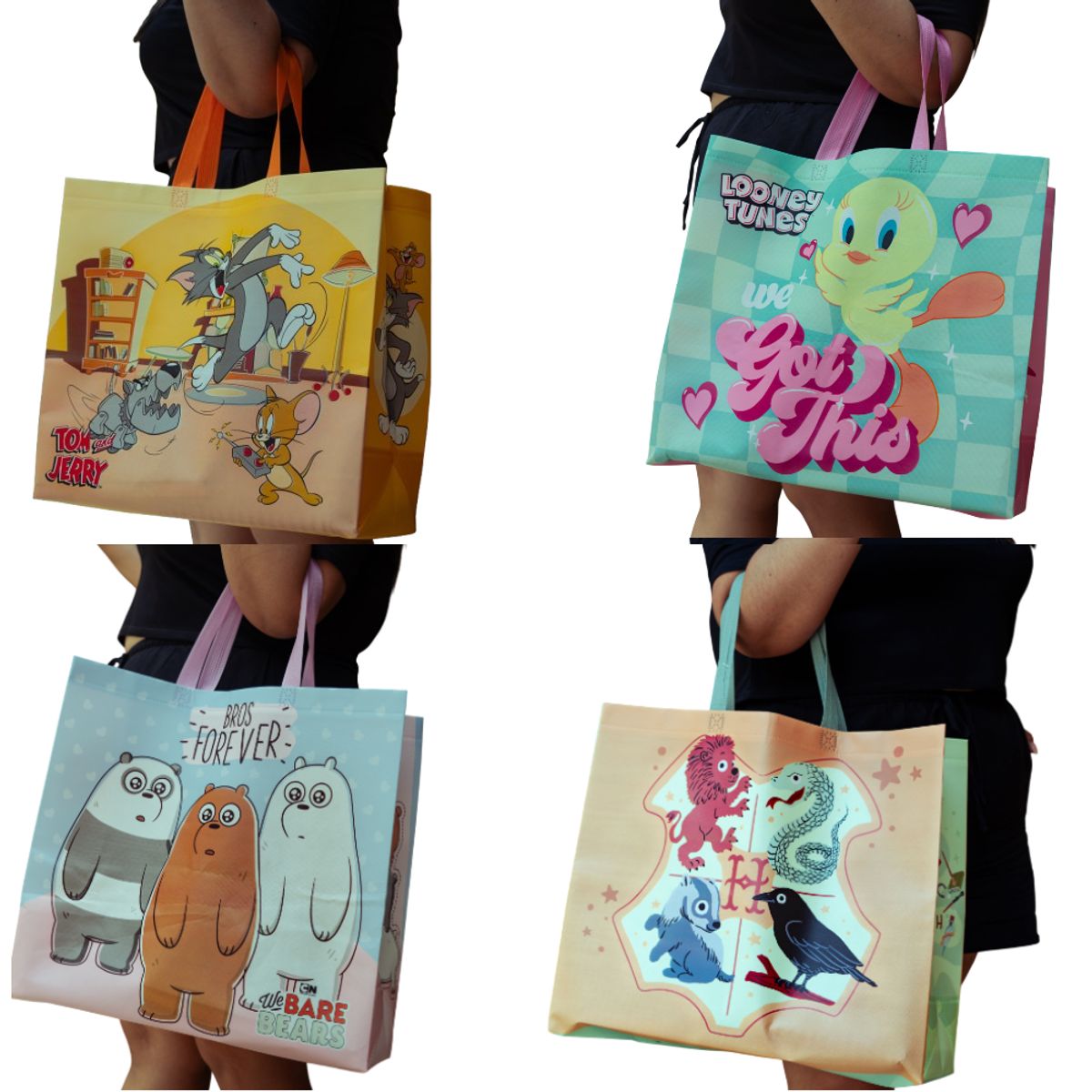 ROMAX - 4 BOLSAS DE TRANSPORTE CON DISEÑO