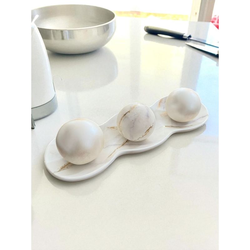 MAP DESIGN HOME - Centro de Mesa Marble Otobe 45x15x10 cm