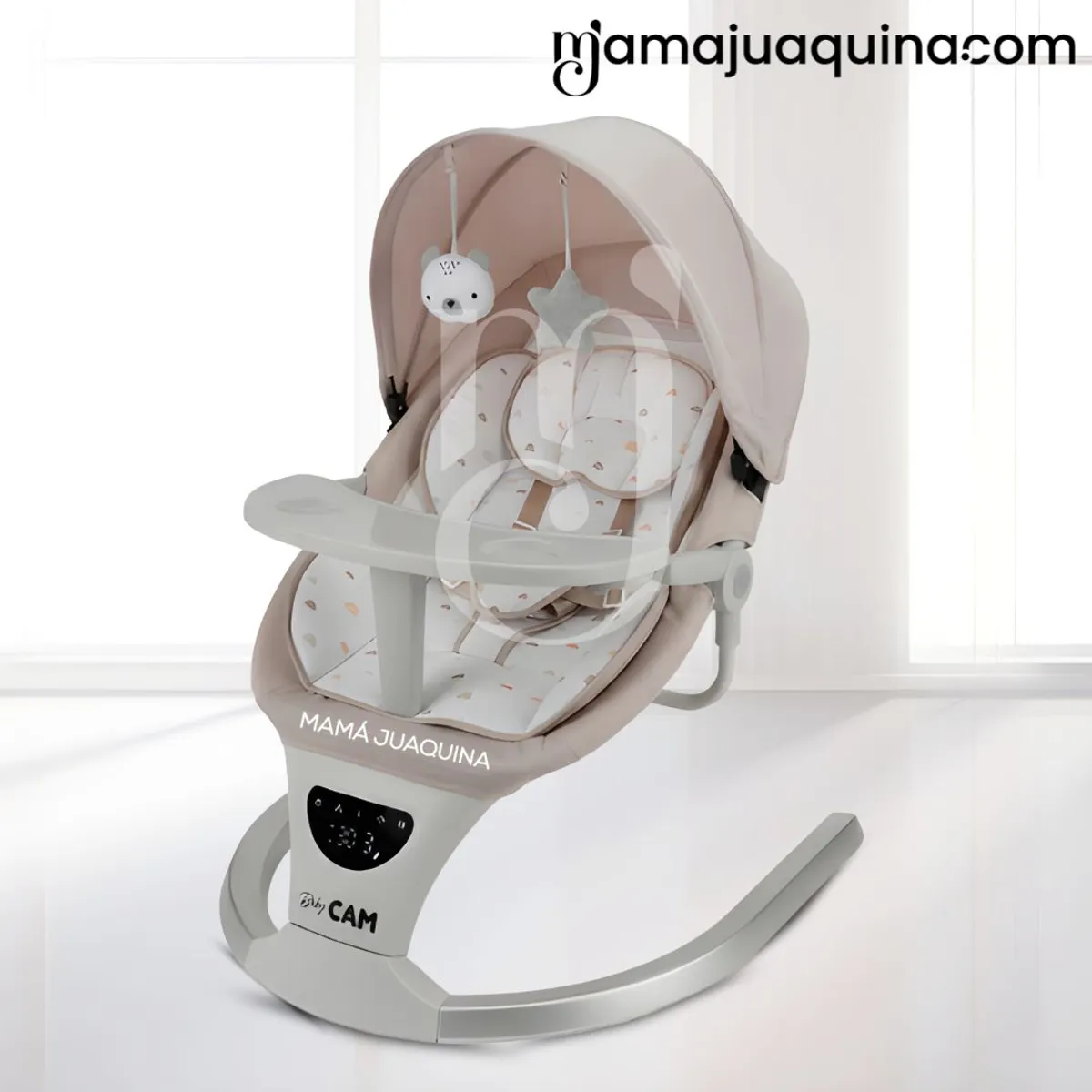BABY - Silla Mecedora Didáctica «STAR II» con Bluetooth Beige