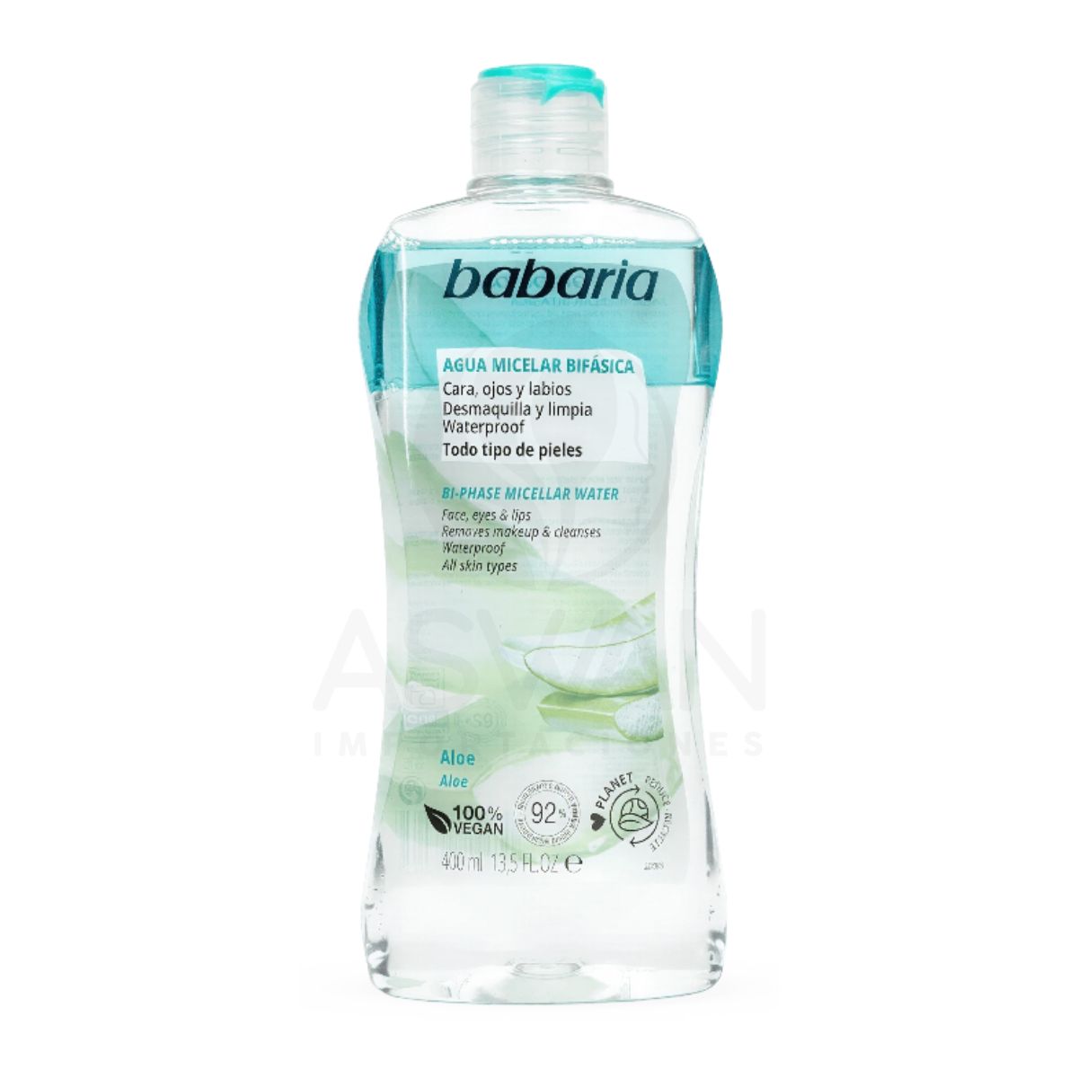 GENERICO - Agua Micelar Bifásica Aloe Vera 400 ml - Babaria