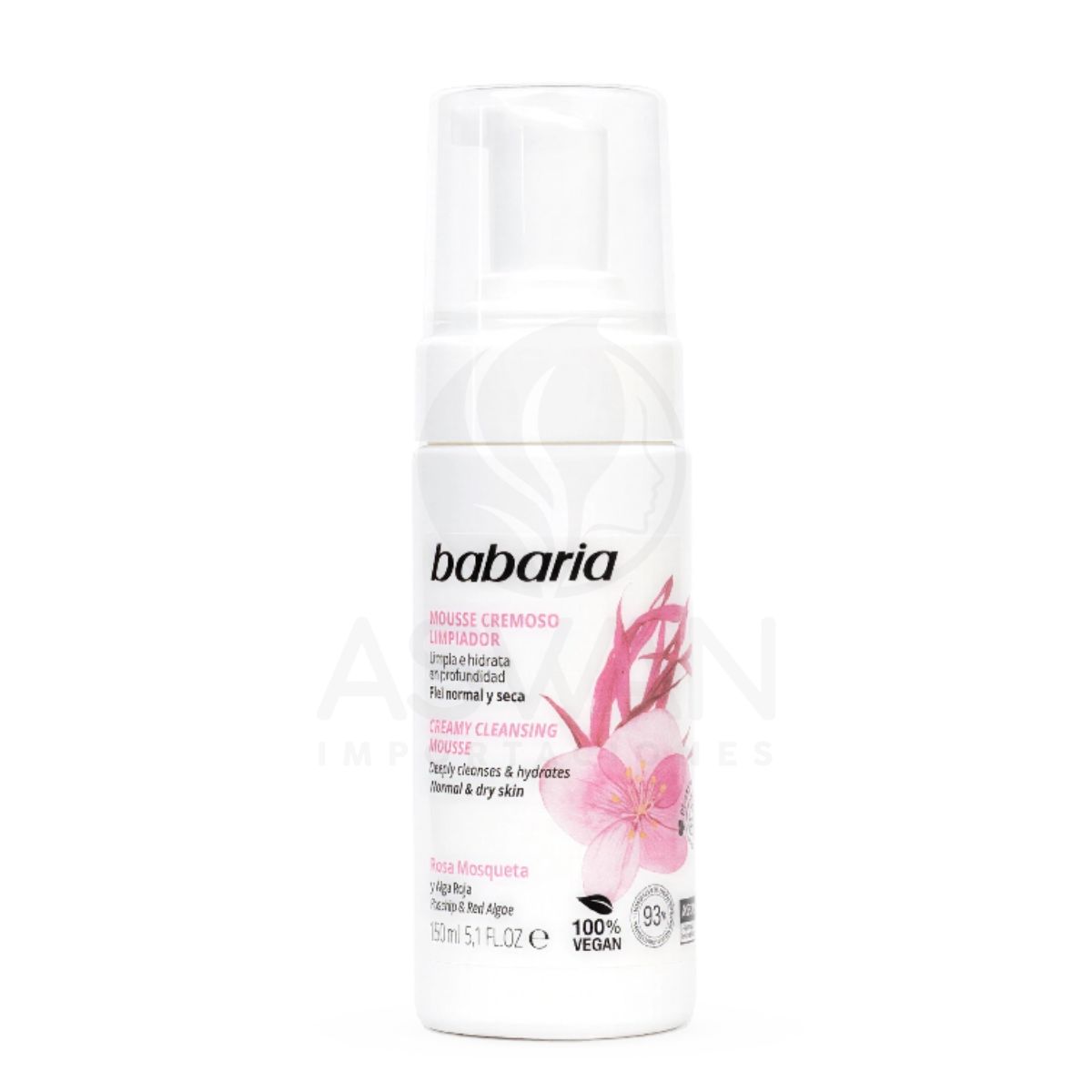 GENERICO - Mousse Cremoso Limpiador Rosa Mosqueta 150 ml - Babaria
