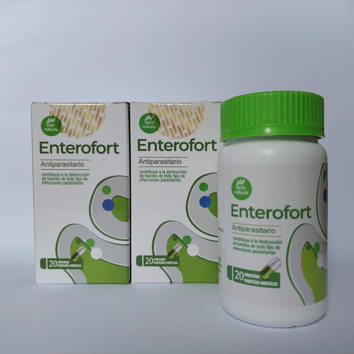 GENERICO - ENTEROFORT SUPLEMENTO ALIMENTICIO  PACK X2