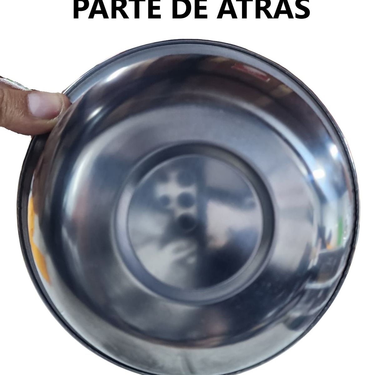 GENERICO - Pack x6 Tazones de Metal Pesados 72g - 16CM PEQUEÑO