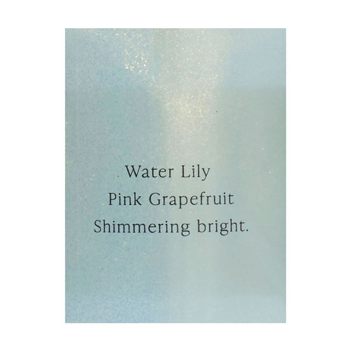 VICTORIA'S SECRET - Body Mist Aqua Kiss SHIMMER Victorias Secret