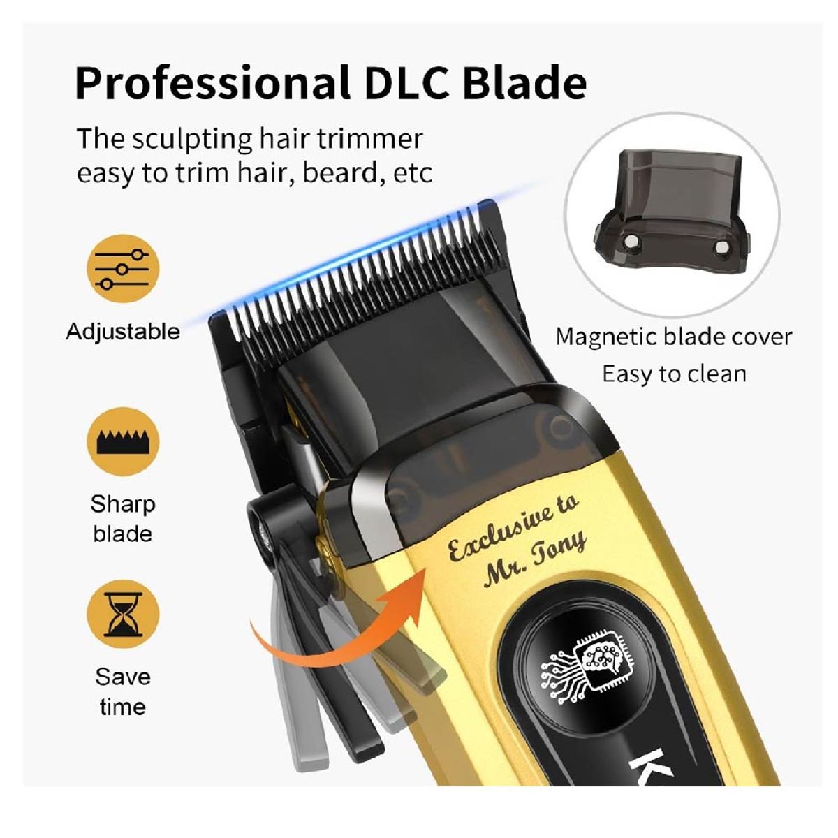 KEMEI - Maquina de cortar cabello Profesional KEMEI 90