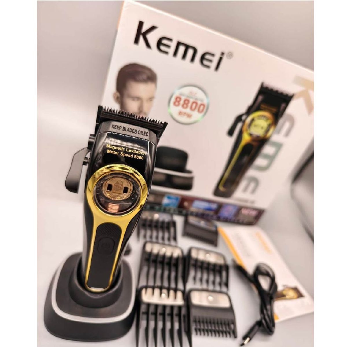 Maquina de cortar cabello Profesional KEMEI 73, marca KEMEI - Foto 2