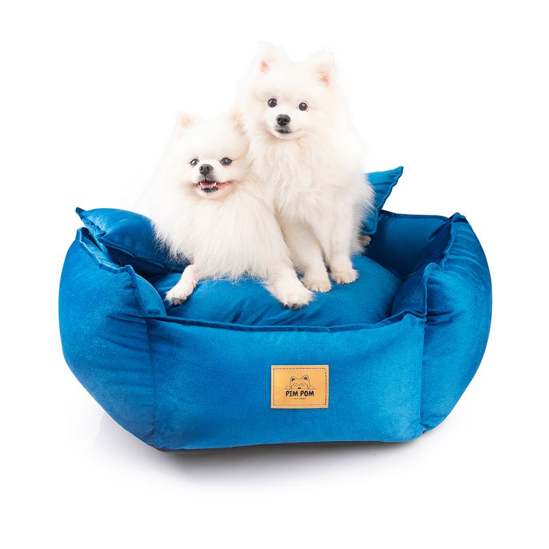 GENERICO - CAMA PREMIUM HEXAGONAL TALLA L - AZUL