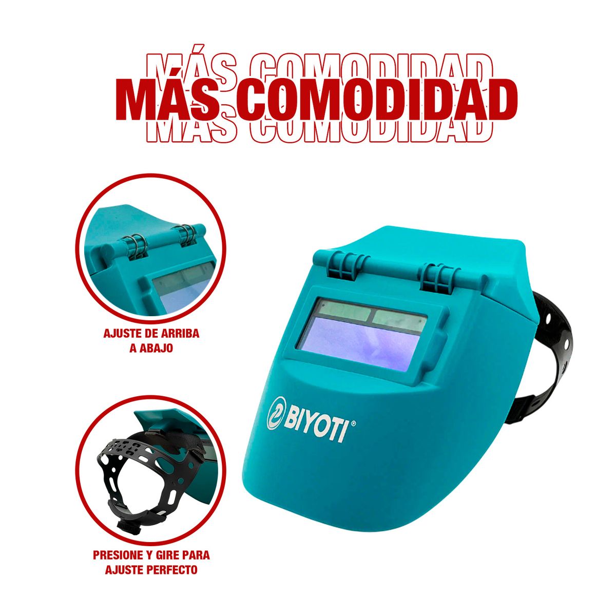 GENERICO - Careta De Soldadura Con Oscurecimiento Din11 - 12 Protección