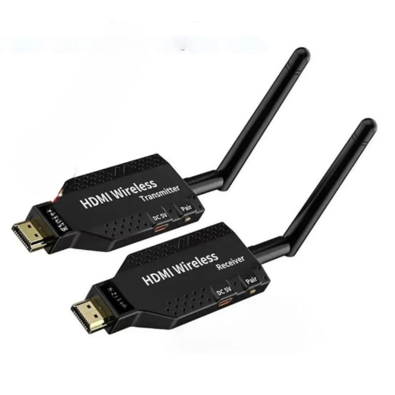 GENERICO - Extensor Hdmi Inalámbrico Full Hd 1080p Tx Rx 50m Con Antena