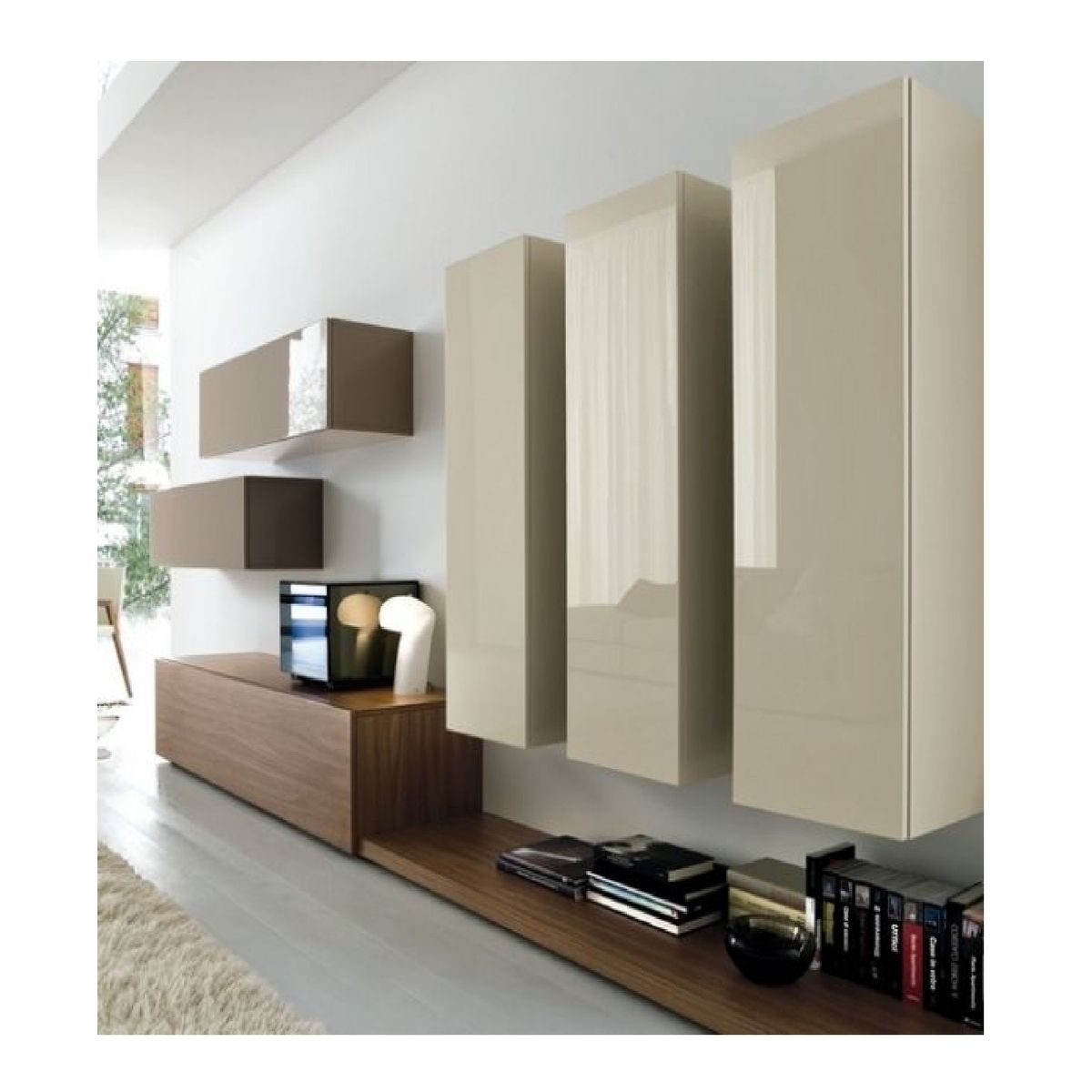 TU MESITA - Mueble de Pared Modular Ariosto Multicolor TU MESITA
