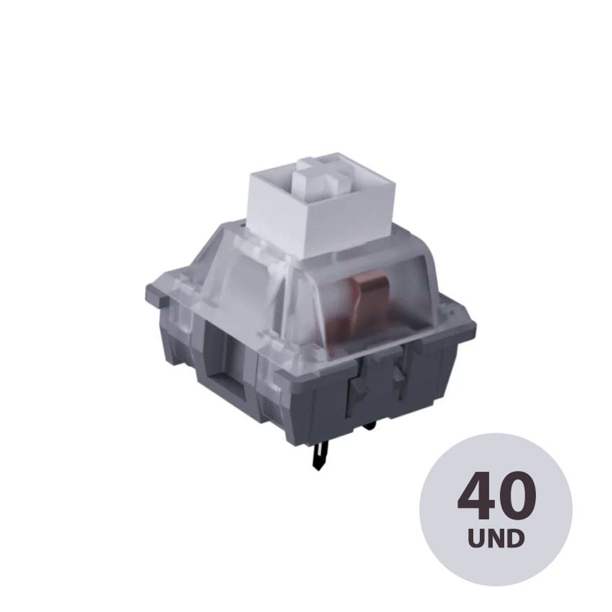 VSG - Switch VSG Kailh Box White 3 Pines Clicky para Teclado Mecánico