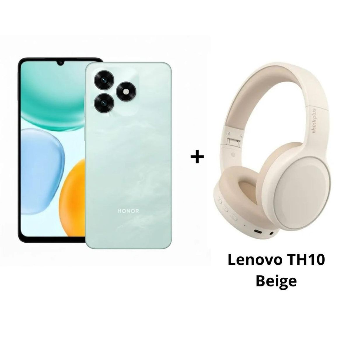 HONOR - Honor X5c Plus Cyan 6gb 256 Gb 50 Mp + Lenovo Th10 Beige