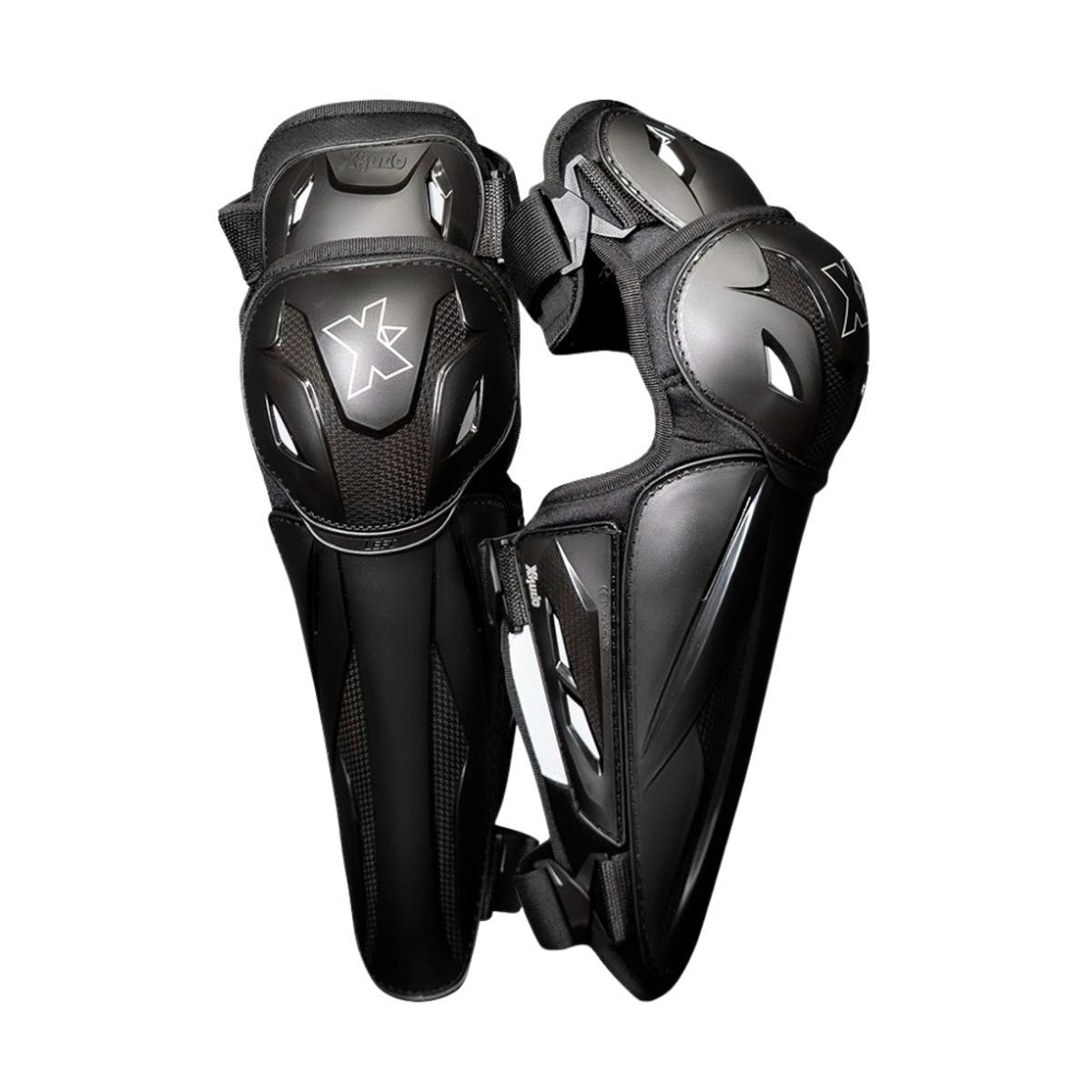 GENERICO - Rodilleras Y Coderas Kit de Seguridad para Motociclista