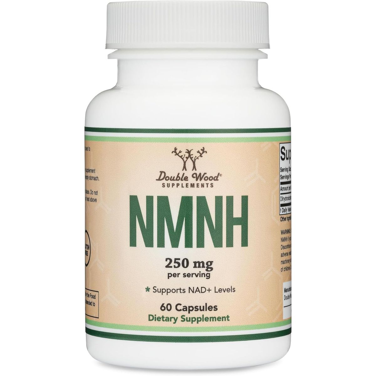 GENERICO - Double Wood Supplements NMNH 250 mg – 60 cápsulas