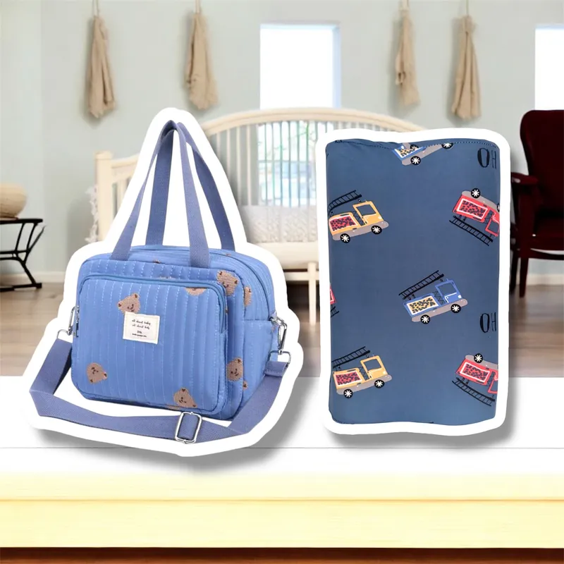 GENERICO - Pack Almohada Infantil + Pañalera Pequeña