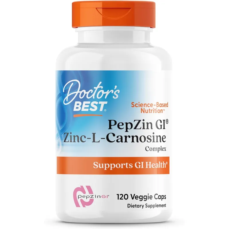 GENERICO - Doctor’s Best PepZin GI Zinc-L-Carnosine Complex – 120 cápsulas