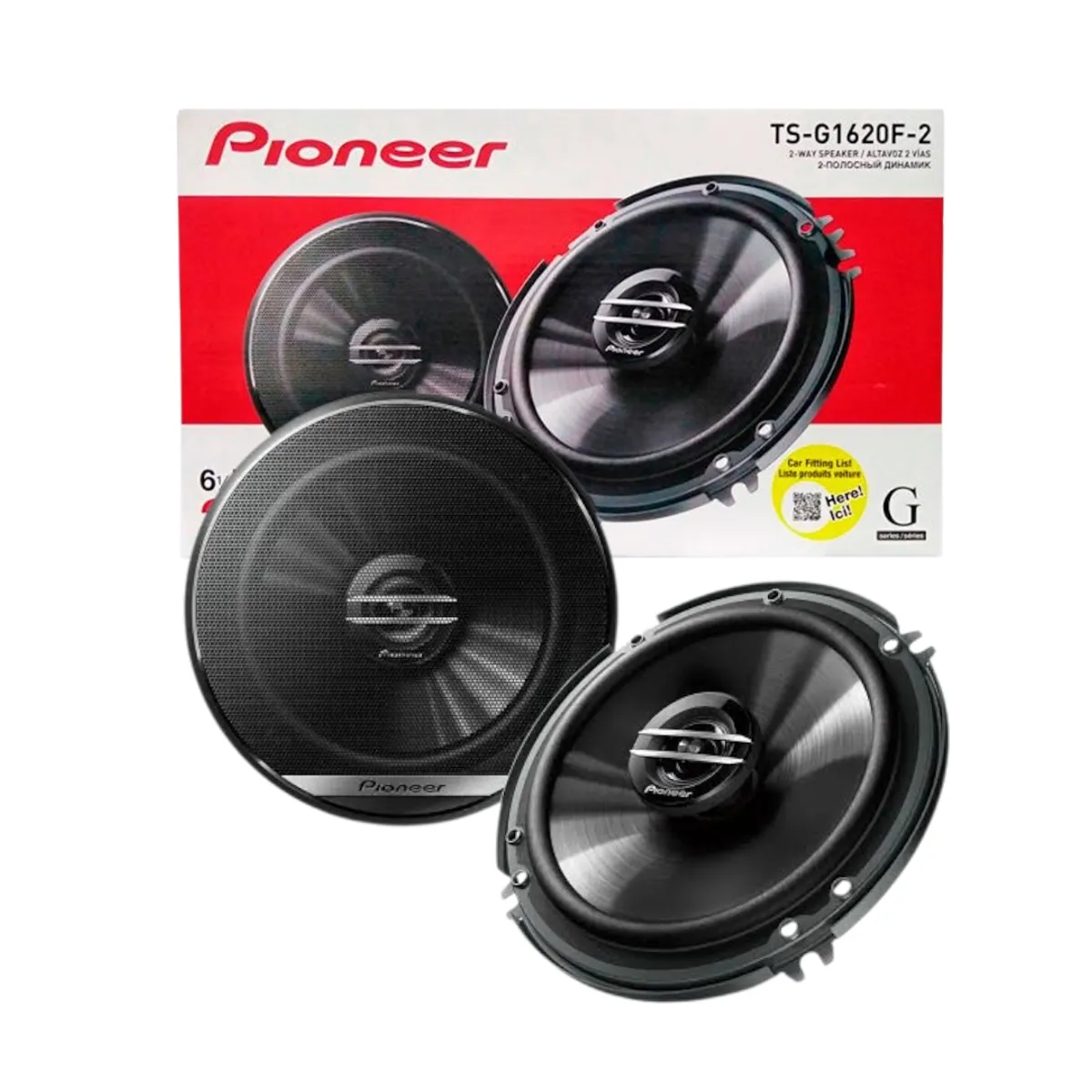 PIONEER - Set de parlantes pioneer 300w coaxiales
