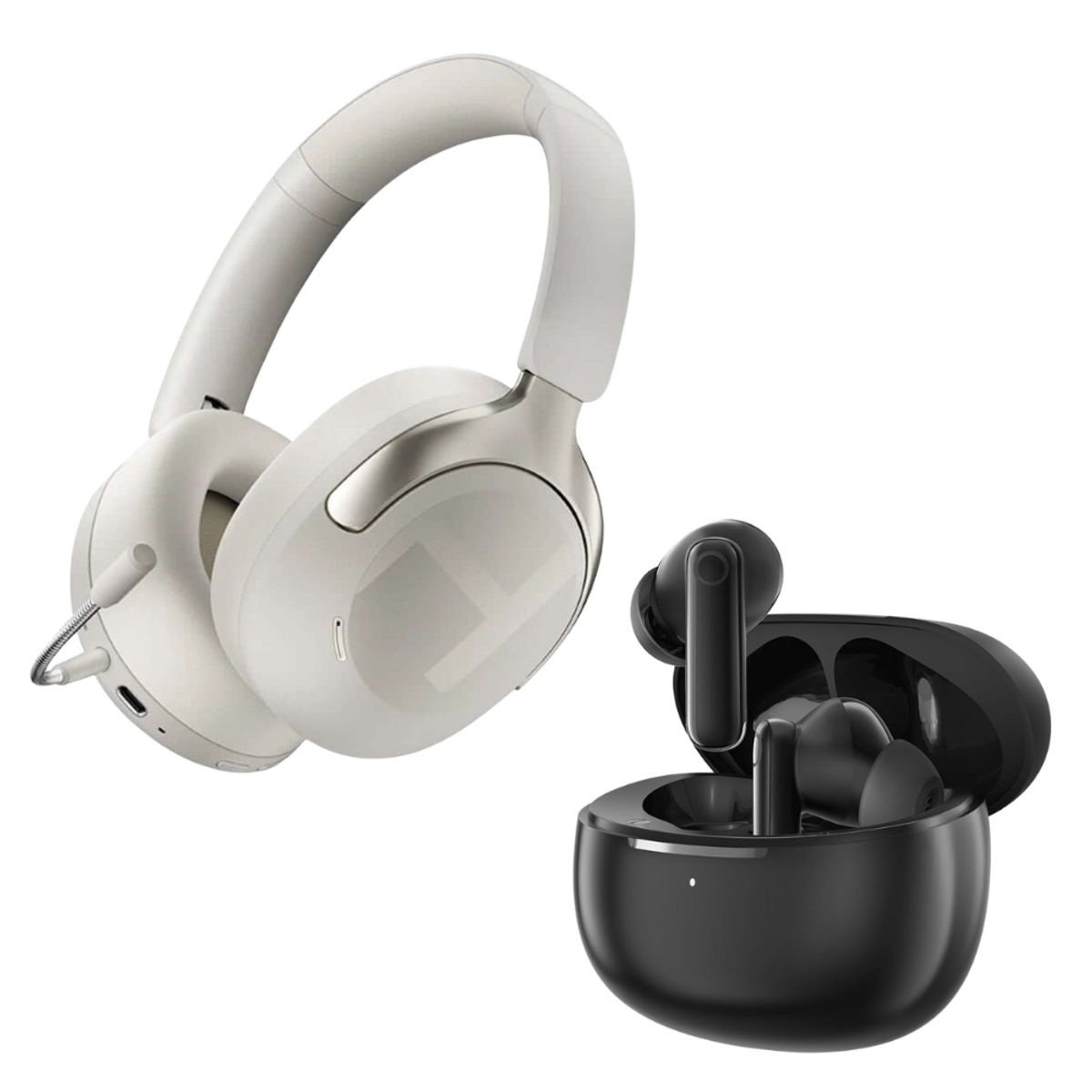 HAYLOU - Combo Haylou audifonos S40 + Haylou audífonos HQ5 Negro