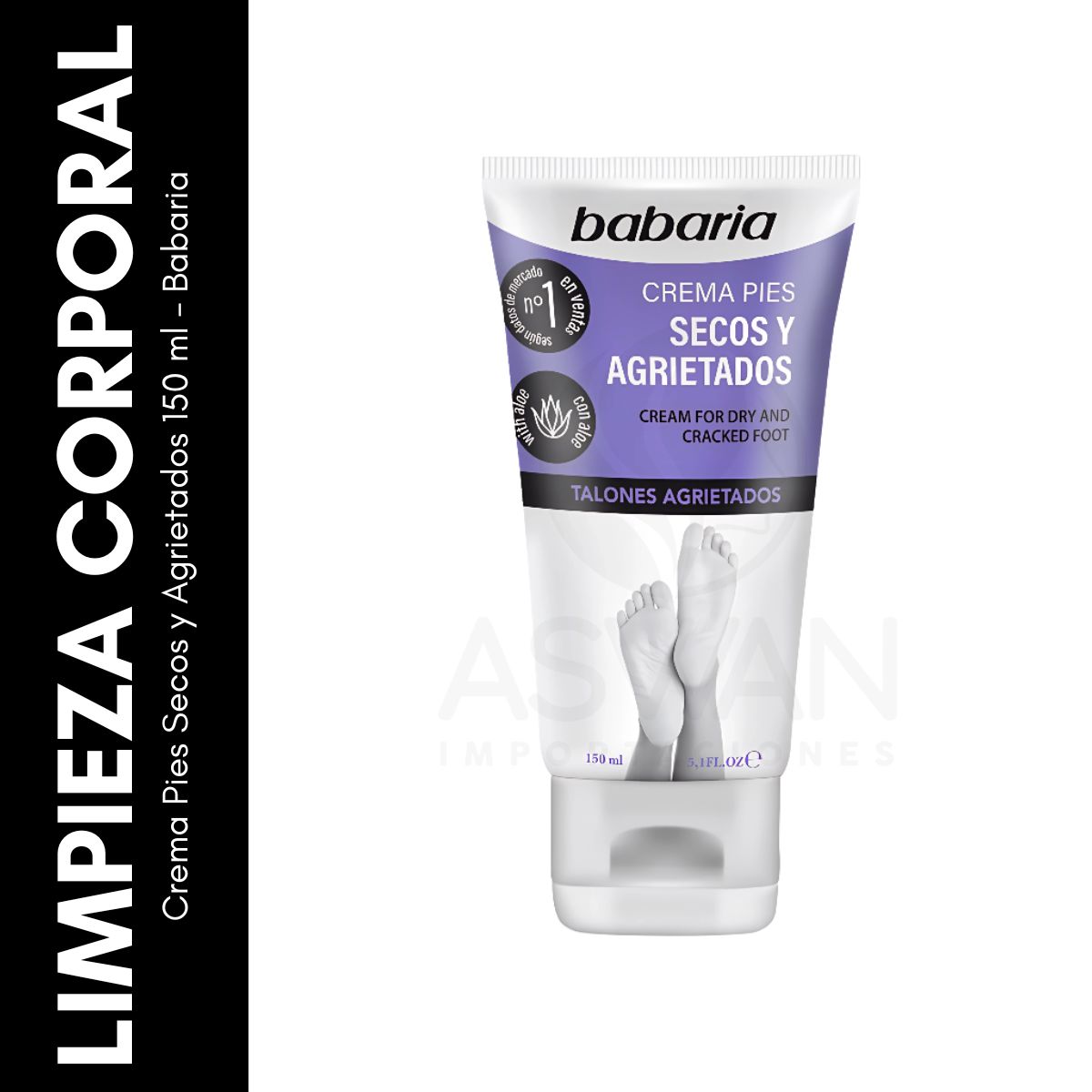 GENERICO - Crema Pies Secos y Agrietados 150 ml - Babaria