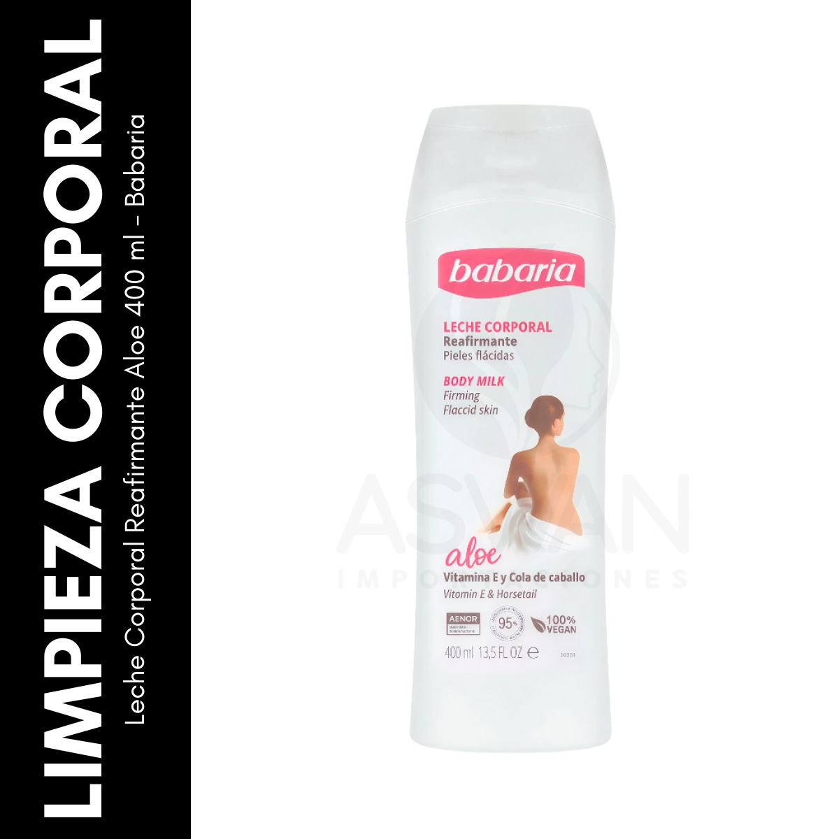 GENERICO - Leche Corporal Reafirmante Aloe 400 ml - Babaria