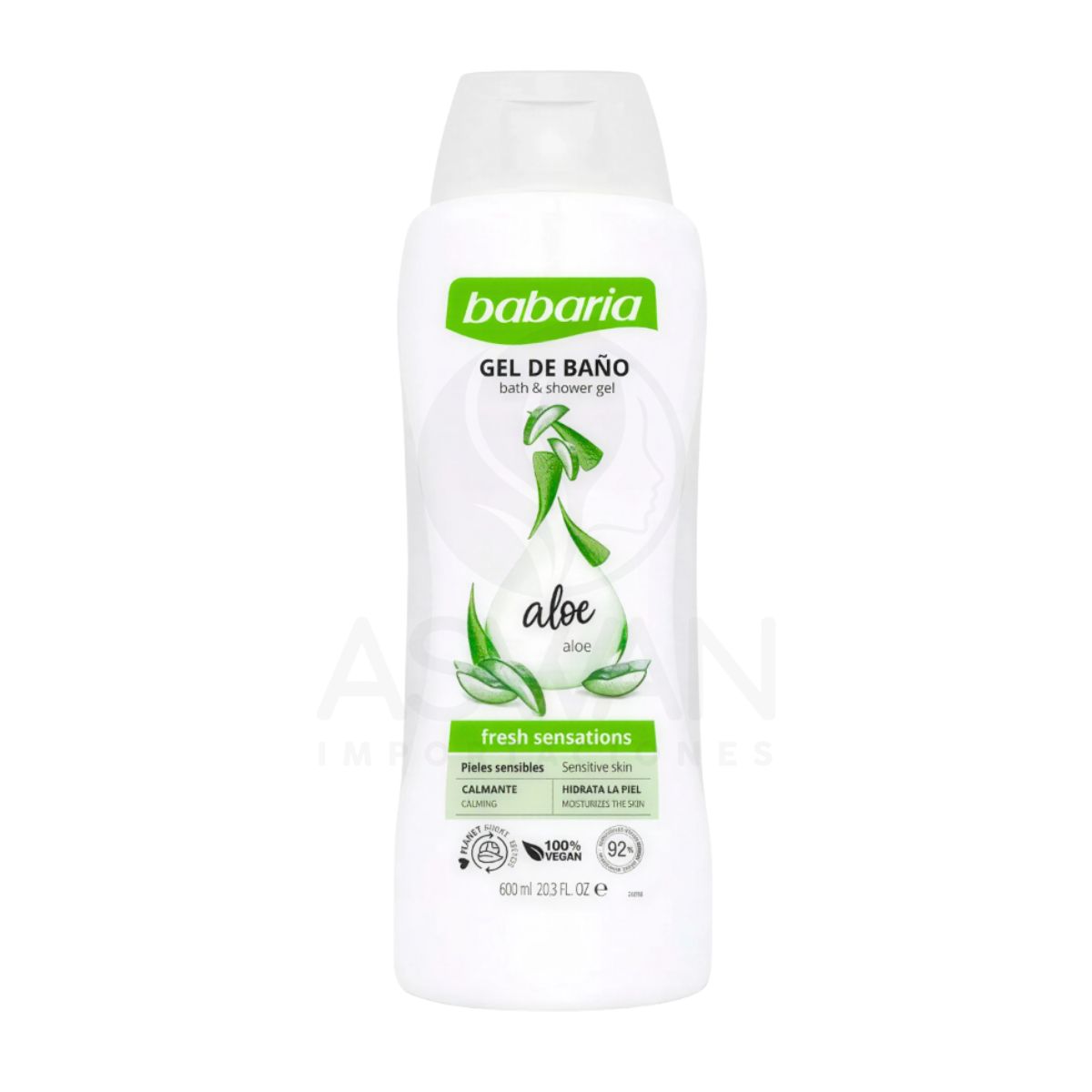GENERICO - Gel de Baño Aloe 600 ml - Babaria