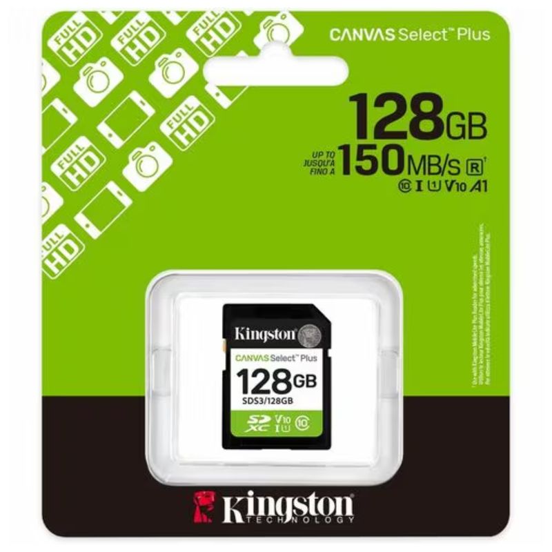 KINGSTON - Tarjeta de memoria SDXC Kingston Canvas Select Plus - 128GB