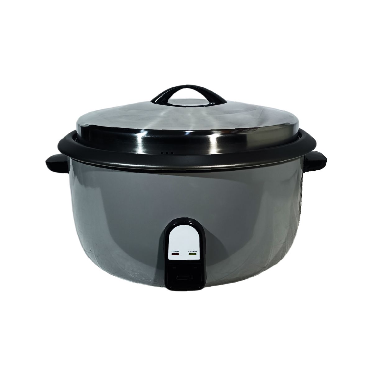 NATIONALIZER - Olla Arrocera Eléctrica Grande 10 Litros (60 Tazas) Nationalizer Gris