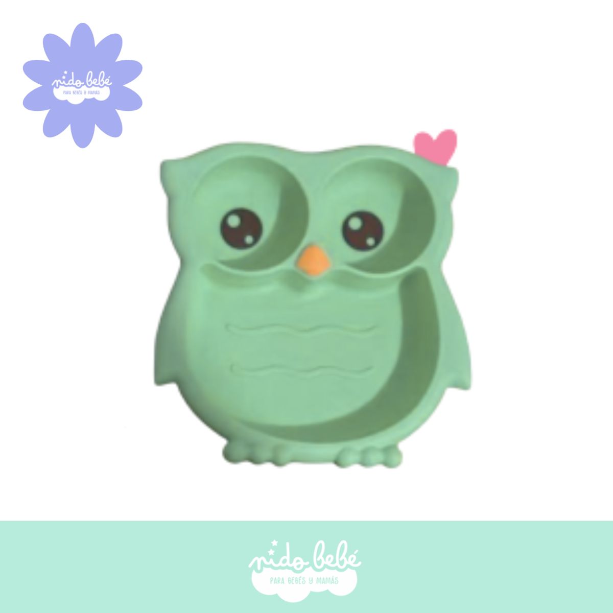 BABY - Set de alimentación Buho Green