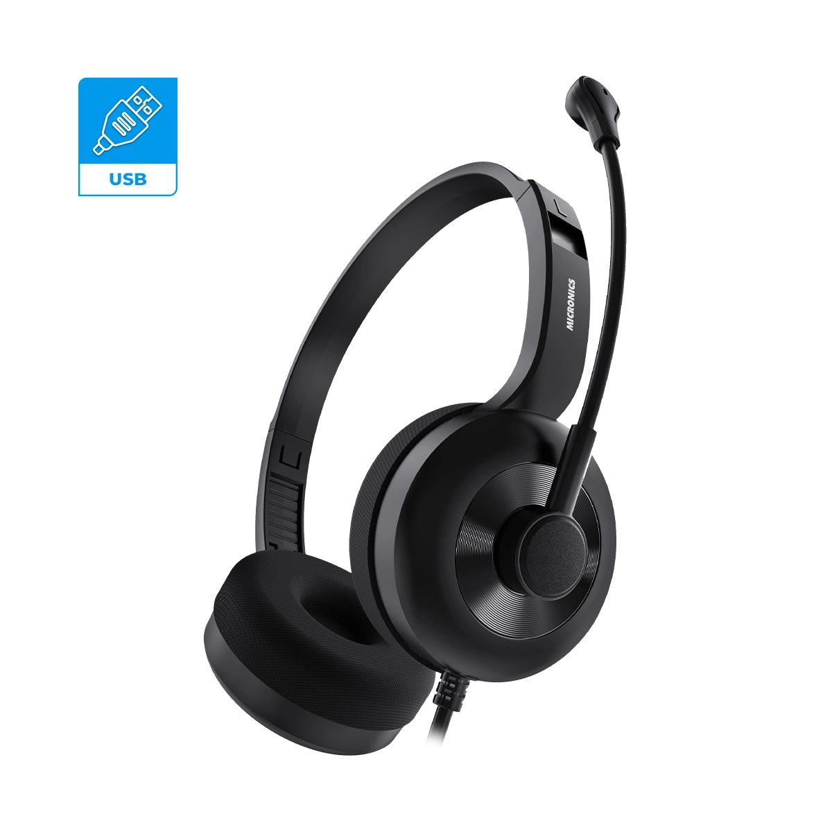 MICRONICS - Auricular Oficina Alámbrico con MIC Micronics Lotus - MIC H803