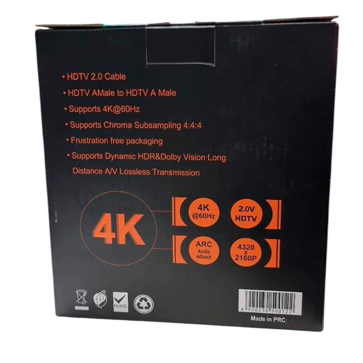 GENERICO - Cable HDMI 4K de 5 Metros