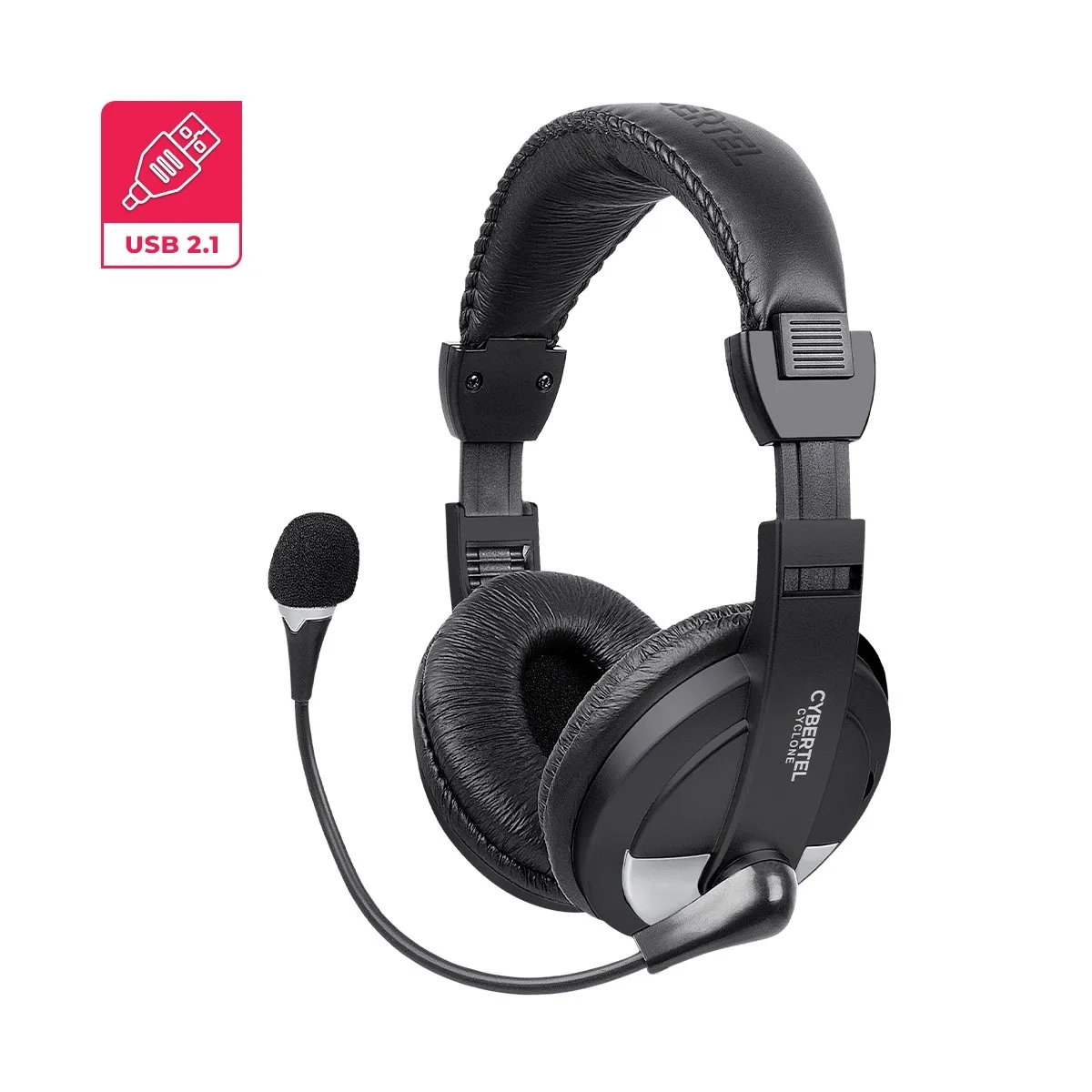 CYBERTEL - Auricular Oficina Alámbrico con MIC Cybertel Cyclone CYB H370S-U