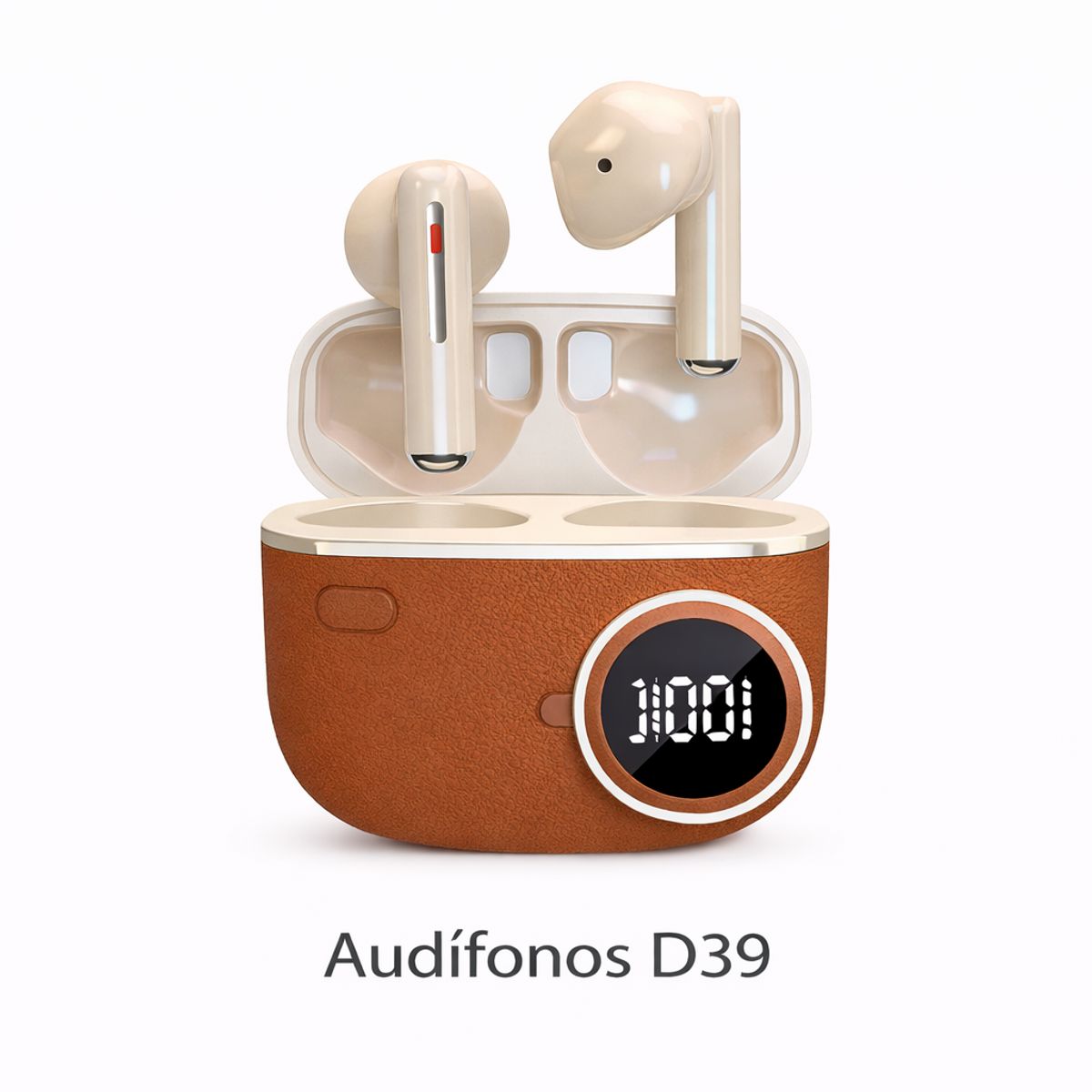 GENERICO - Audífonos D39 Bluetooth MARRON