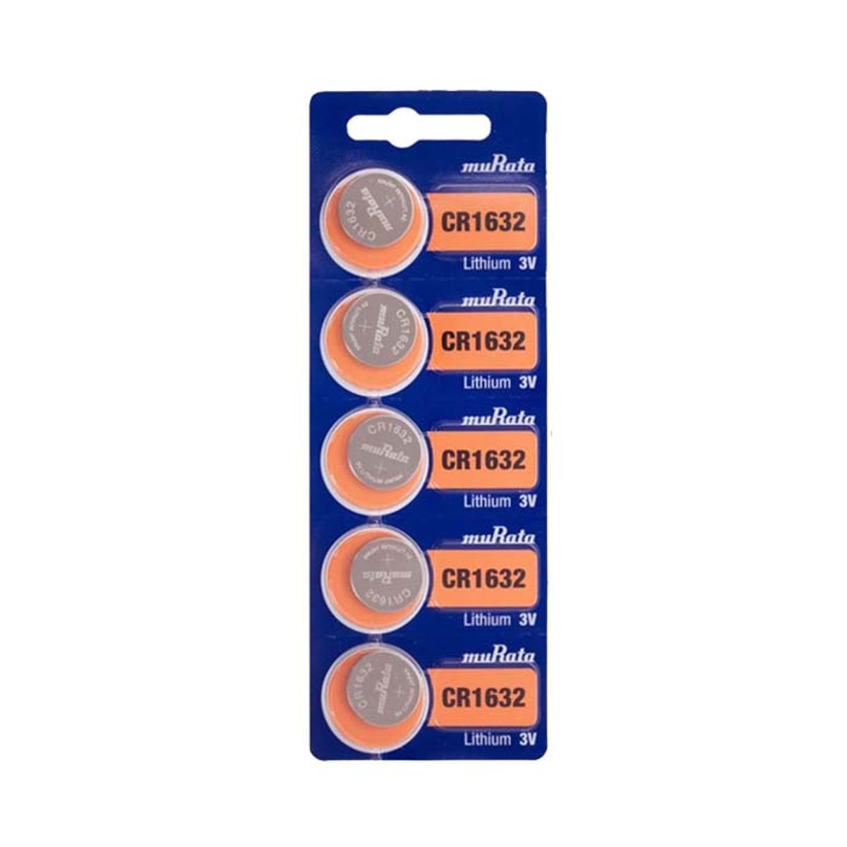 GENERICO - CAJA DE PILAS MURATA CR1632 DE 100 UNIDADES