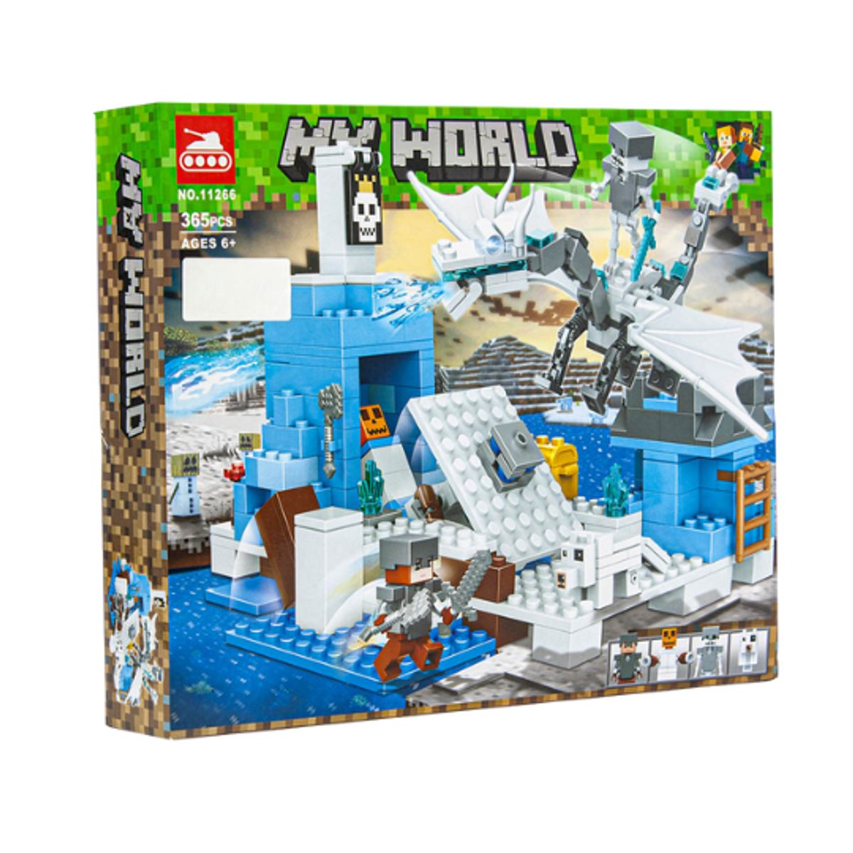 GENERICO - Set de bloques El Dragón de Hielo y Fortaleza Invernal