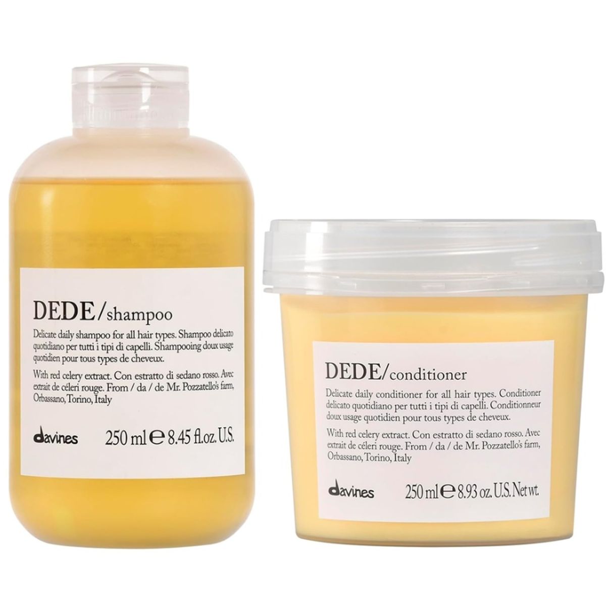 DAVINES - DAVINES DEDE Dúo Shampoo 250 ml + Conditioner 250 ml