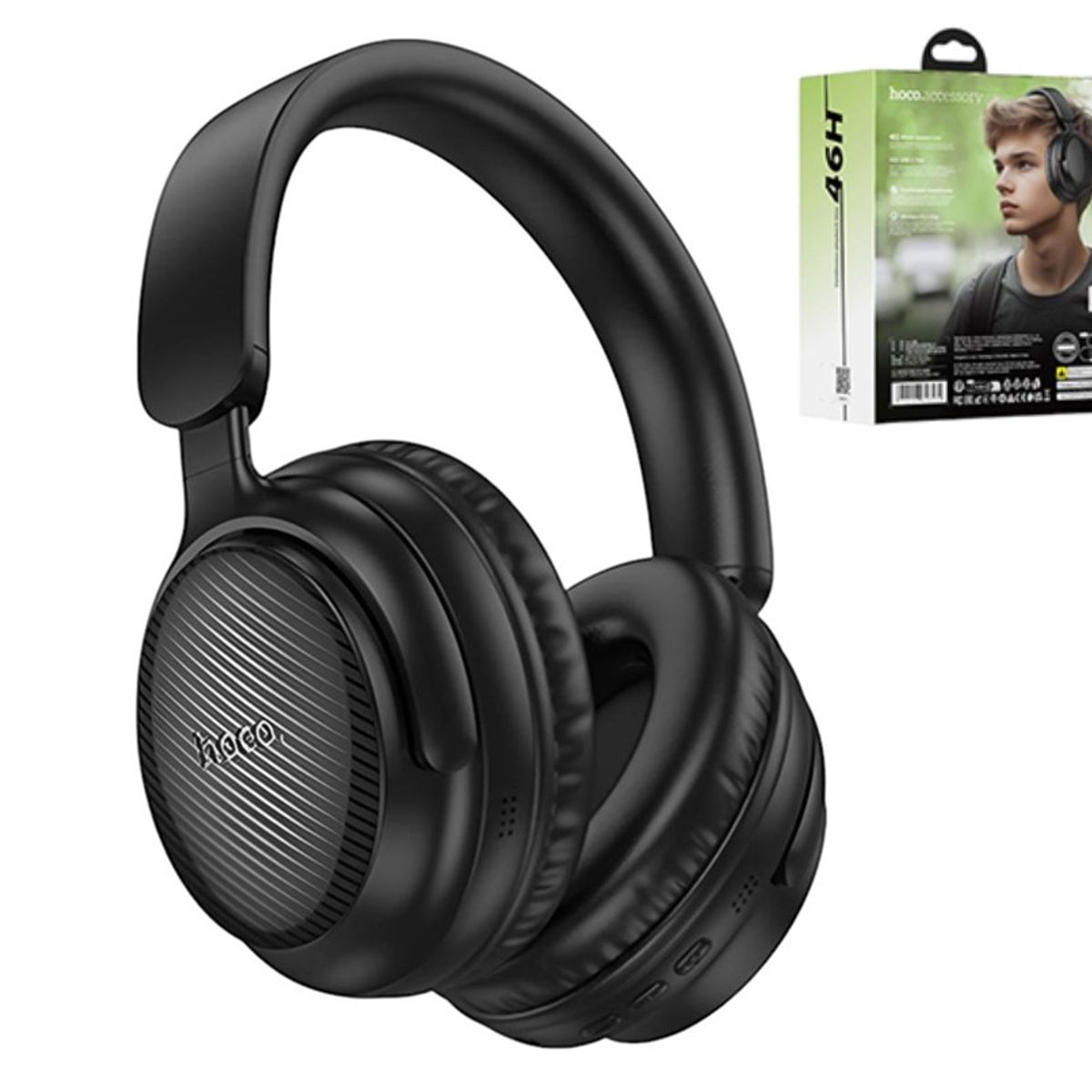 HOCO - Audifonos 2en1 Bluetooth y Auxiliar para Pc Celular - 45 Horas Hoco