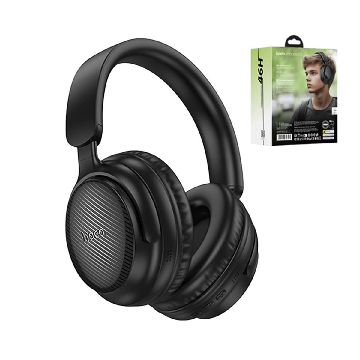 HOCO - Audifonos 2en1 Bluetooth y Auxiliar para Pc Celular - 45 Horas Hoco