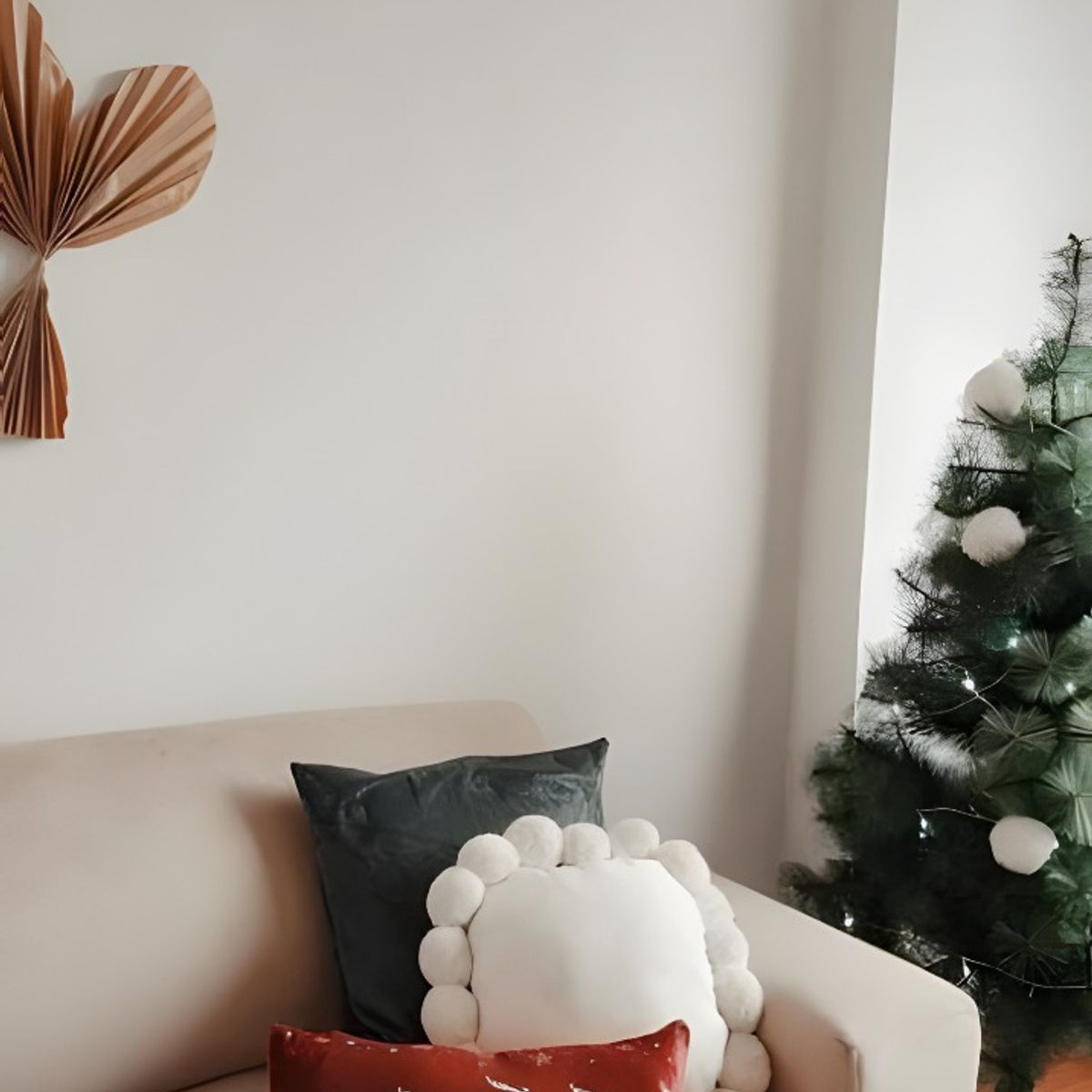 ZALMOHADAS - Set Navideño venado en rojo Estilo Nórdico 45x45cm Zalmohadas