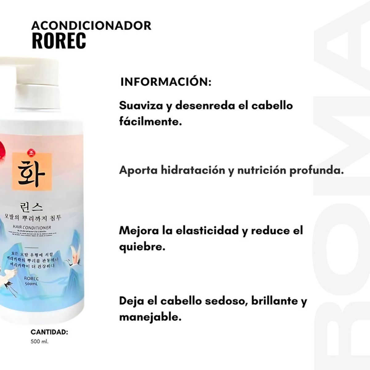 GENERICO - ACONDICIONADOR ROREC 500ML