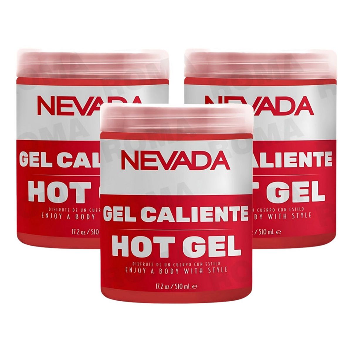 NEVADA NATURAL PRODUCTS - PACK 3 HOT GEL ANTI CELULITIS & ESTRÍAS 510ML