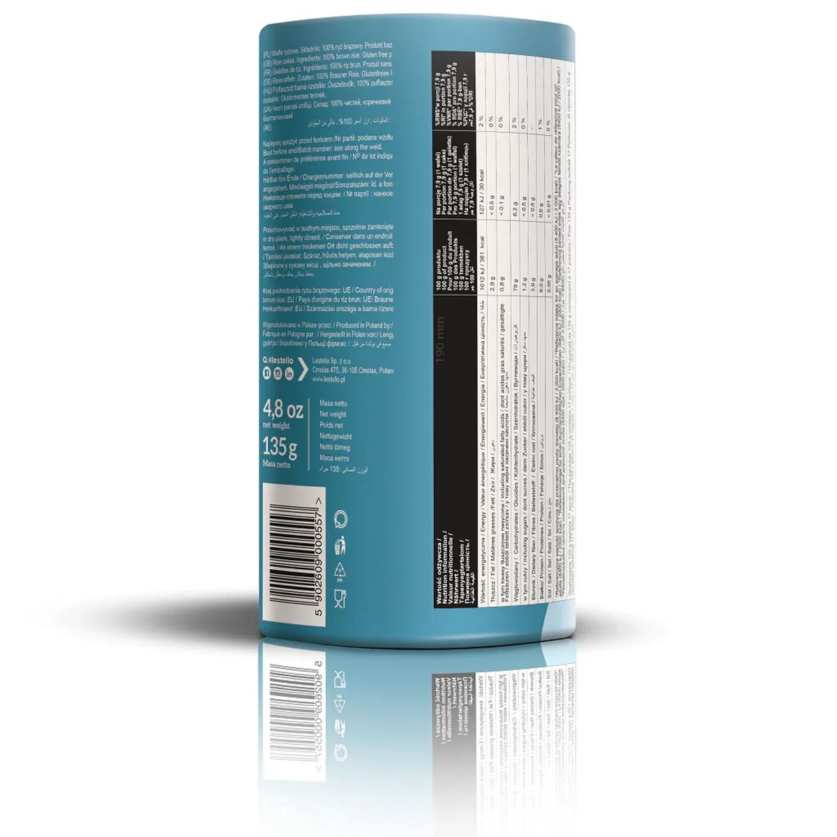 LESTELLO - 3 PACK LESTELLO GALLETAS DE ARROZ SIN GLUTEN 135G