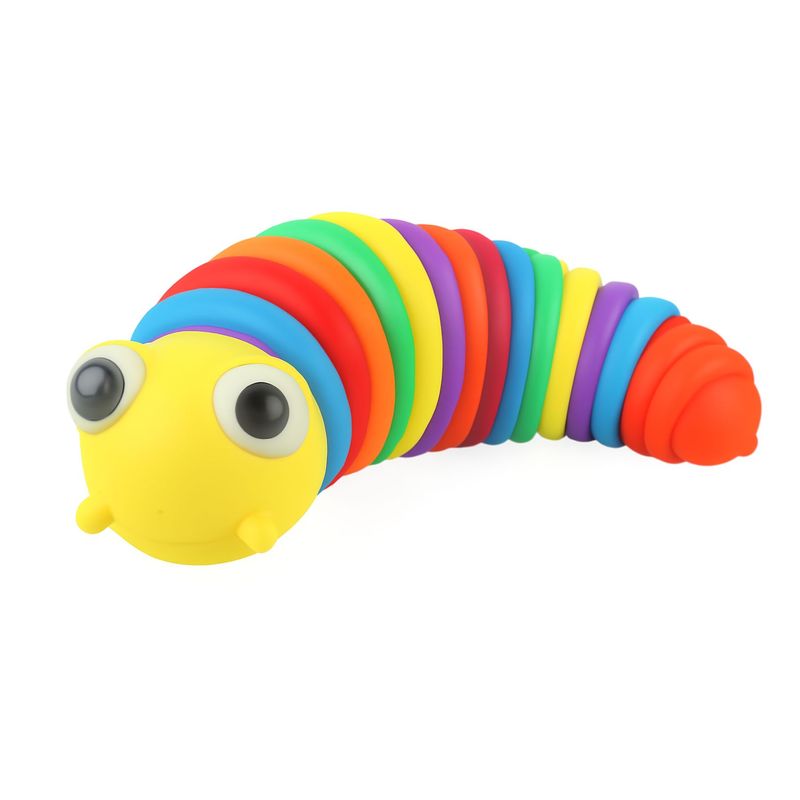 GENERICO - Gusanito Flexible Antiestrés Colorido