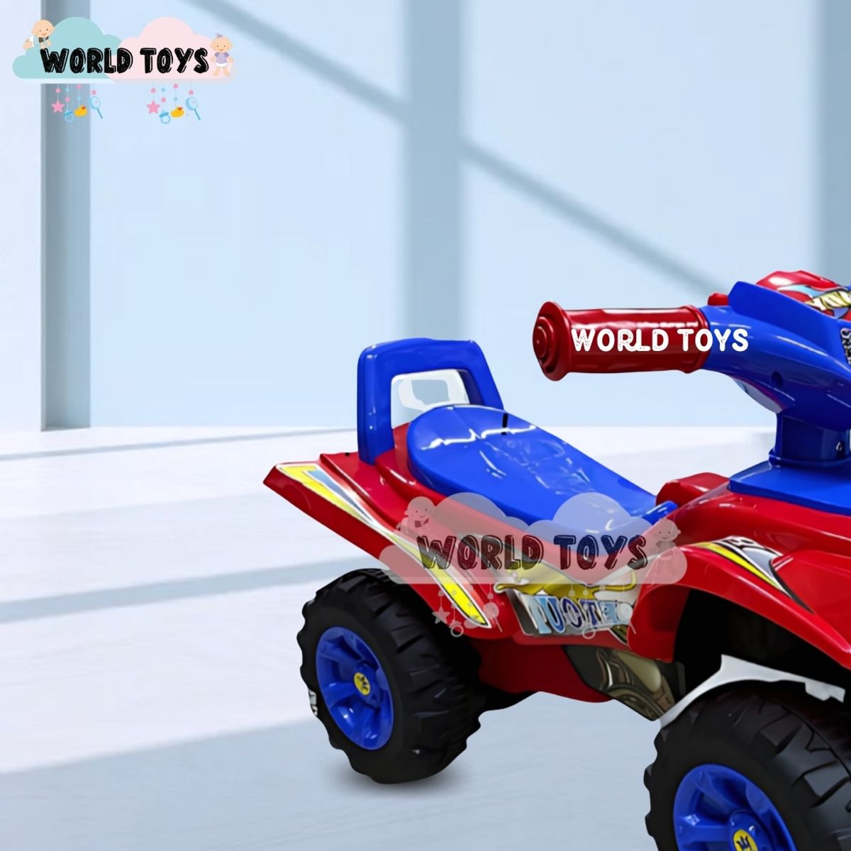 BABY - Correpasillo Montable para Niños «RAYITO» Blue