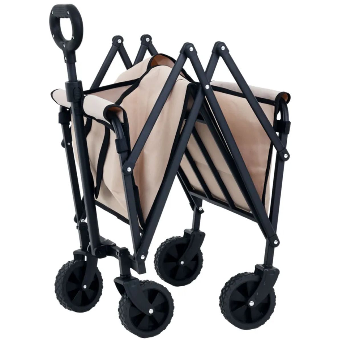 INSPIRA MARKET - Carrito Plegable de Transporte Camping Playa Compras