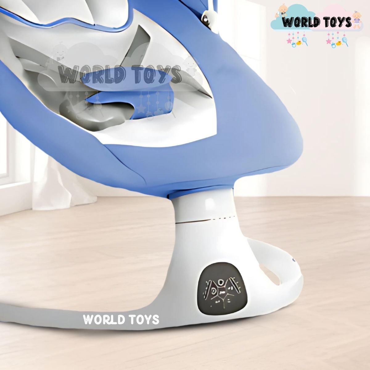 BABY - Silla Mecedora Didactica «STAR» con Bluetooth Blue